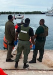 Coast Guard Cutter Winslow Greisser’s (WPC-1116) small boat crew transfer 15 aliens to Bahamian authorities Aug. 21, 2026. Following an interdiction, USCGC Winslow Gressier's small boat crew transfers 15 aliens to the Bahamas, Aug. 21, 2026