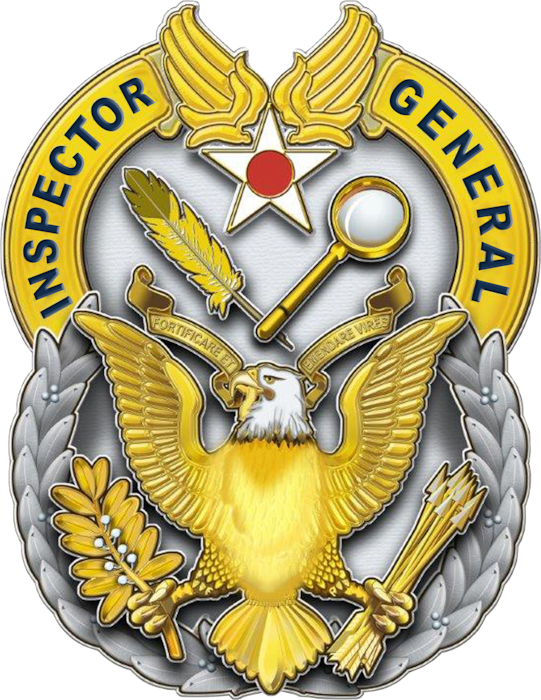 Graphic of Inspector General badge