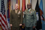The Vice Chairman of the Joint Chiefs of Staff met yesterday at the Pentagon with Lieutenant General Fructueux Gbaguidi, Chief of the Defence Staff of Benin