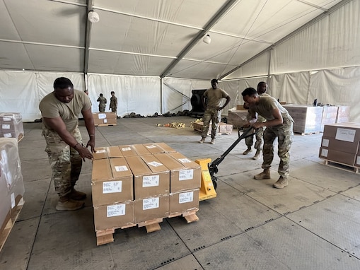 310th Sustainment Command (Expeditionary) units evaluated on mission essential tasks during Operation Bold Eagle