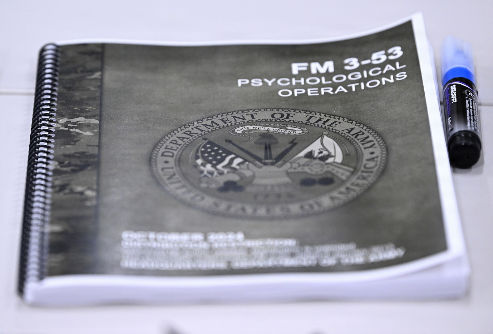 A guide that Soldiers assigned to the U.S. Army John F. Kennedy Special Warfare Center and School participate in the Psychological Operations Qualification Course at Fort Bragg, N.C., Jan. 30.