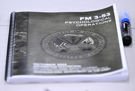 A guide that Soldiers assigned to the U.S. Army John F. Kennedy Special Warfare Center and School participate in the Psychological Operations Qualification Course at Fort Bragg, N.C., Jan. 30.