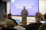 The Washington Army National Guard hosted the Construction Facilities Management Office 201 Resource Management Course, a three-day course in the Army National Guard G9’s national training program. Instruction focused on military
construction appropriations, cooperative agreements and budget execution strategies, providing financial specialists, facility managers and senior leaders from across the country with tools to effectively manage funding while remaining compliant with fiscal law. Photo by Peter Chang.