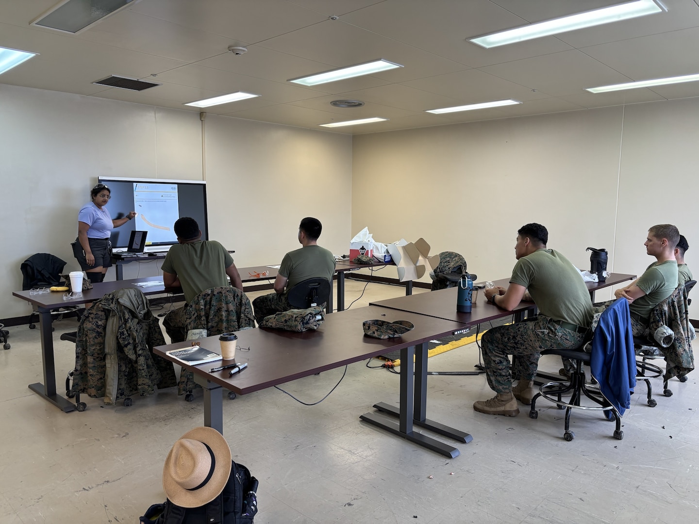 Carderock Engineer Trains Marines at Valiant Shield