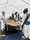 Marines Learn Foam Raiding Craft Manufacturing