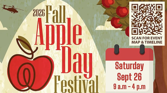 Fort Riley proudly welcomes our community, neighbors, and guests to experience our annual Open House and Fall Apple Day Festival.

Get ready for a day packed with history, high-energy demonstrations, and family fun and make sure you bring your family, your friends, and your appetite!

📅 Saturday, September 26, 2026
⏱️ 9am-4pm