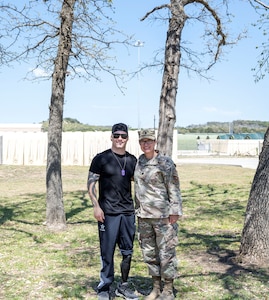 Lt. Col. Tammie Canada & retired Army Staff Sgt. J.P. Lane