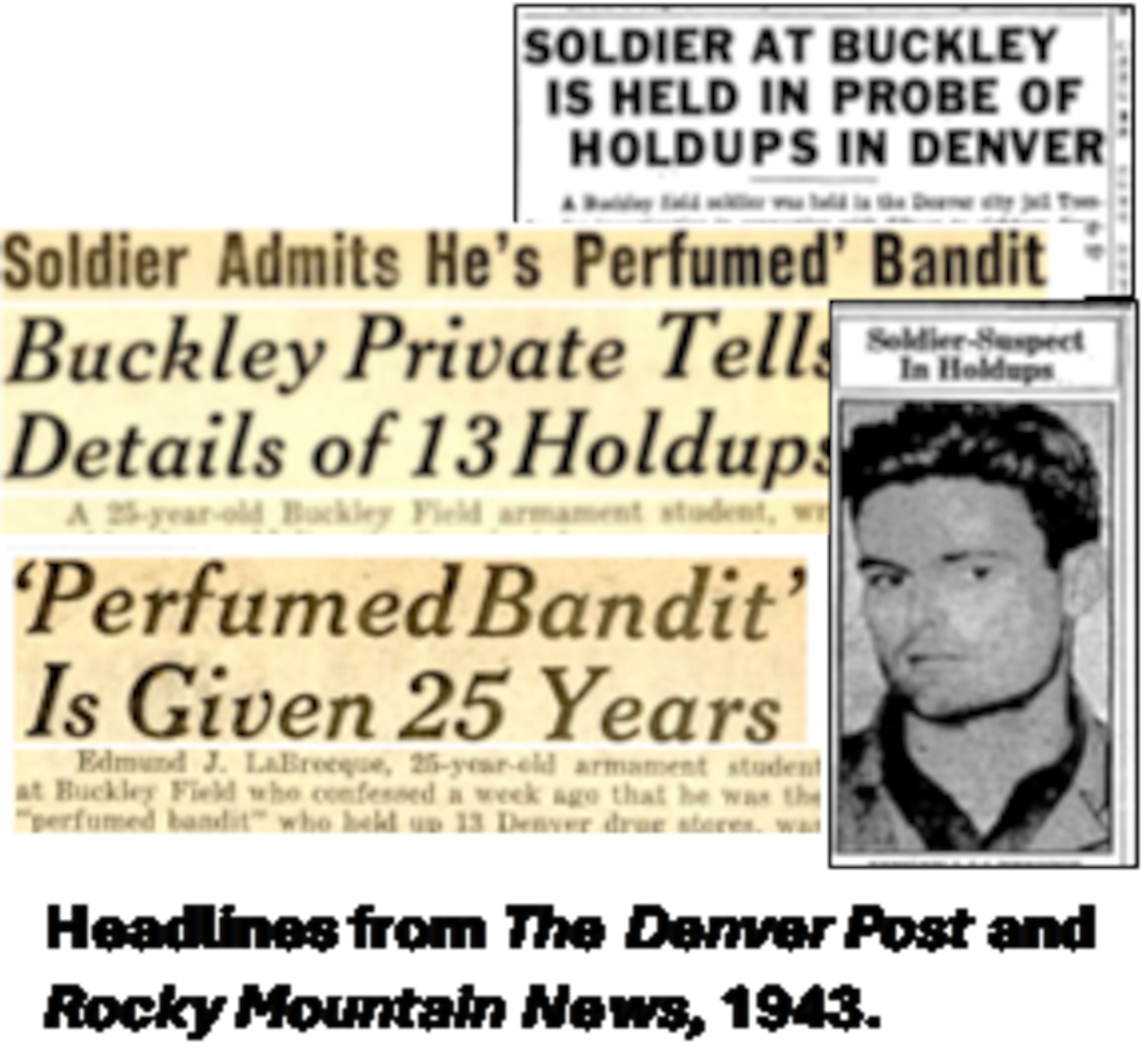 a collage of newspaper clippings