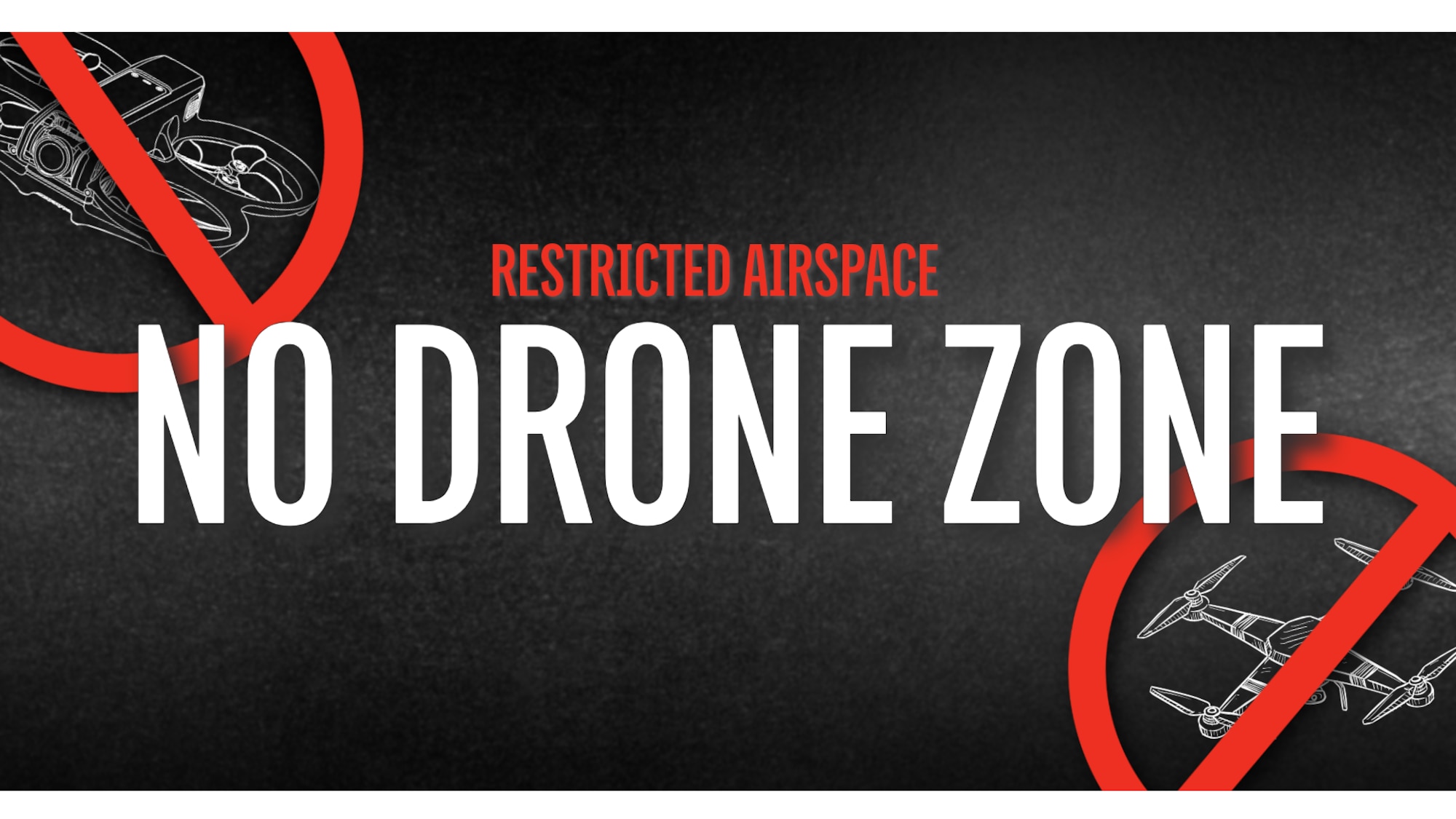 A graphic illustration created using Adobe Express, Aug. 25, 2026, for Davis-Monthan Air Force Base, Arizona. The graphic was designed to educate the public on unmanned aircraft system (UAS) restrictions and reinforce that Davis-Monthan AFB is a restricted airspace environment where unauthorized drone operations are prohibited in support of installation security, flight safety, and mission readiness. (U.S. Air Force graphic by Airman 1st Class Samantha Melecio)