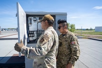 U.S. Air National Guard Airmen assigned to the 124th Civil Engineer Squadron, Idaho Air National Guard, complete infrastructure projects during a deployment for training at Canadian Forces Base Cold Lake, Alberta, Canada, Aug. 15-29, 2026.