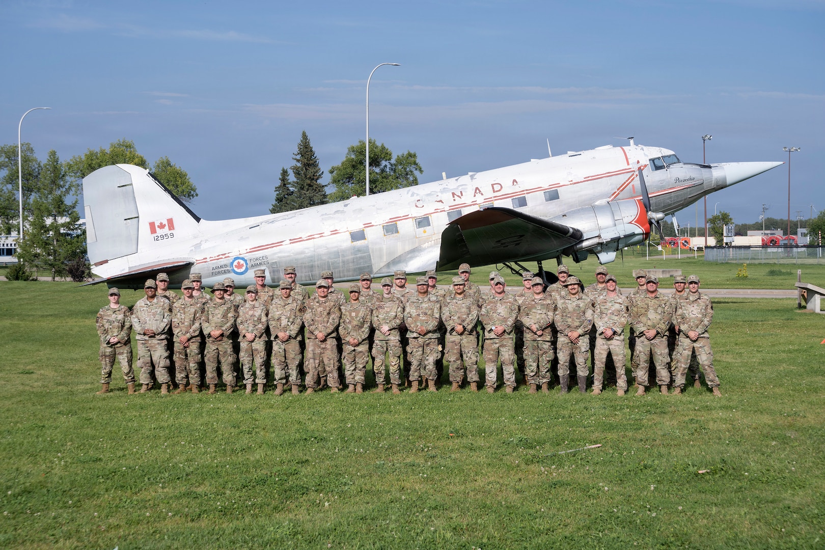 U.S. Air National Guard Airmen assigned to the 124th Civil Engineer Squadron, Idaho Air National Guard, complete infrastructure projects during a deployment for training at Canadian Forces Base Cold Lake, Alberta, Canada, Aug. 15-29, 2026.