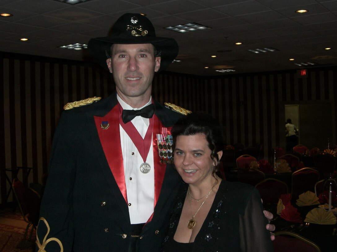 U.S. Army Brig. Gen. Brian Wertzler with his wife, Jennifer.