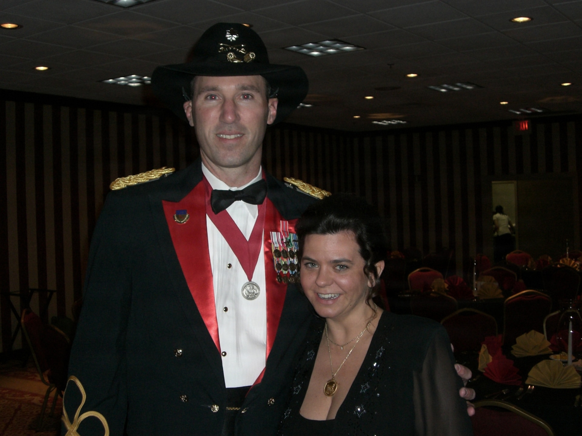 U.S. Army Brig. Gen. Brian Wertzler with his wife, Jennifer.
