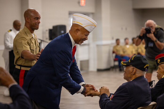 Montford Point Marines honored during Congressional Gold Medal ceremony at Camp Johnson