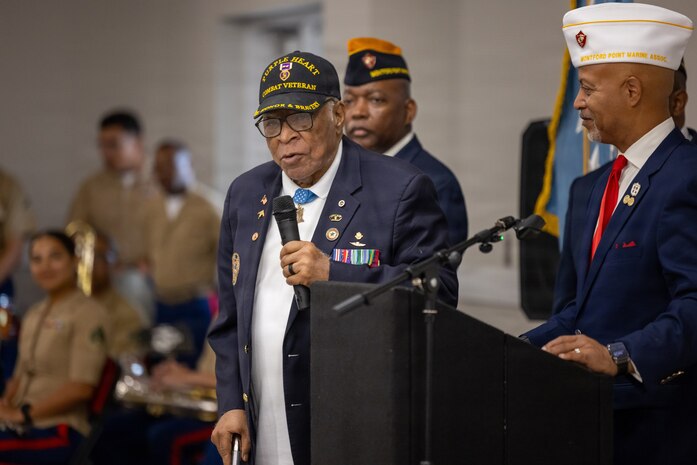 Montford Point Marines honored during Congressional Gold Medal ceremony at Camp Johnson