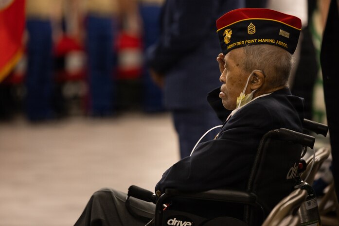 Montford Point Marines honored during Congressional Gold Medal ceremony at Camp Johnson