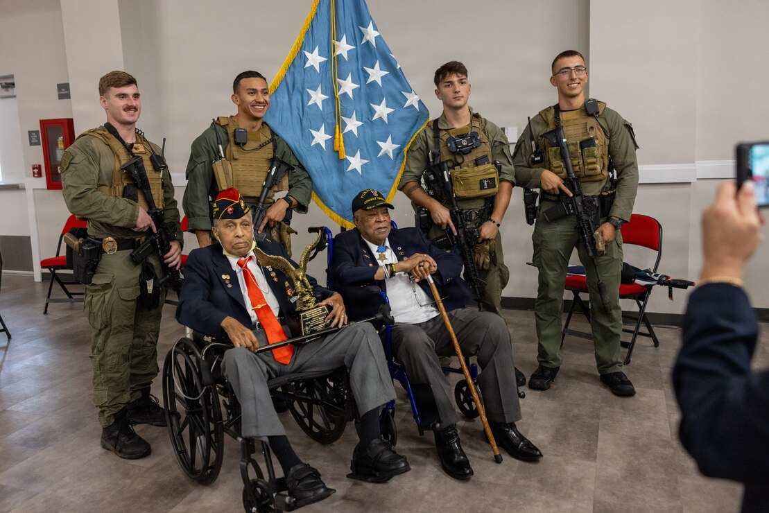 Montford Point Marines honored during Congressional Gold Medal ceremony at Camp Johnson