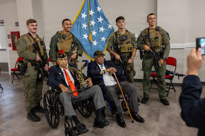 Montford Point Marines honored during Congressional Gold Medal ceremony at Camp Johnson