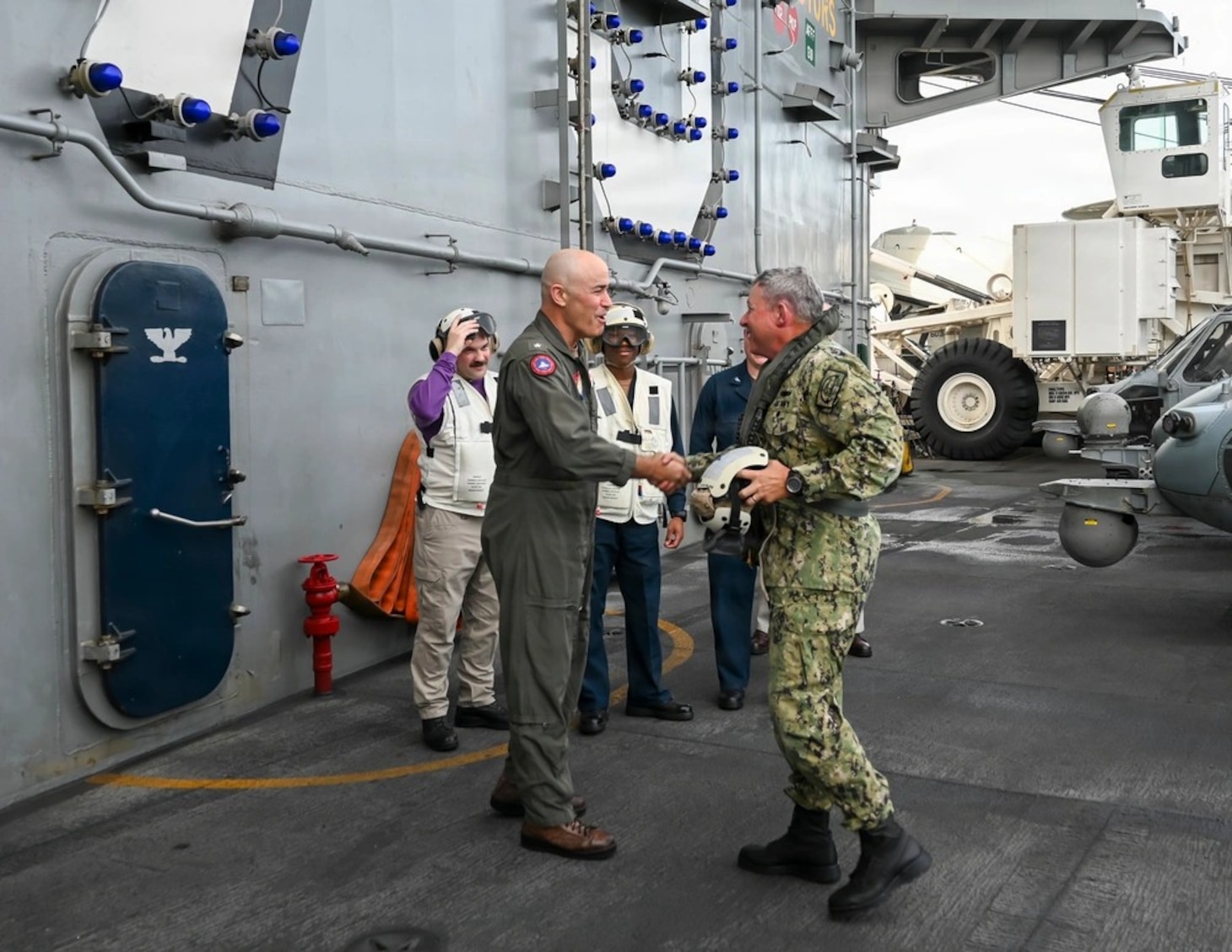 Task Force 70, Carrier Strike Group 5 holds Change of Command