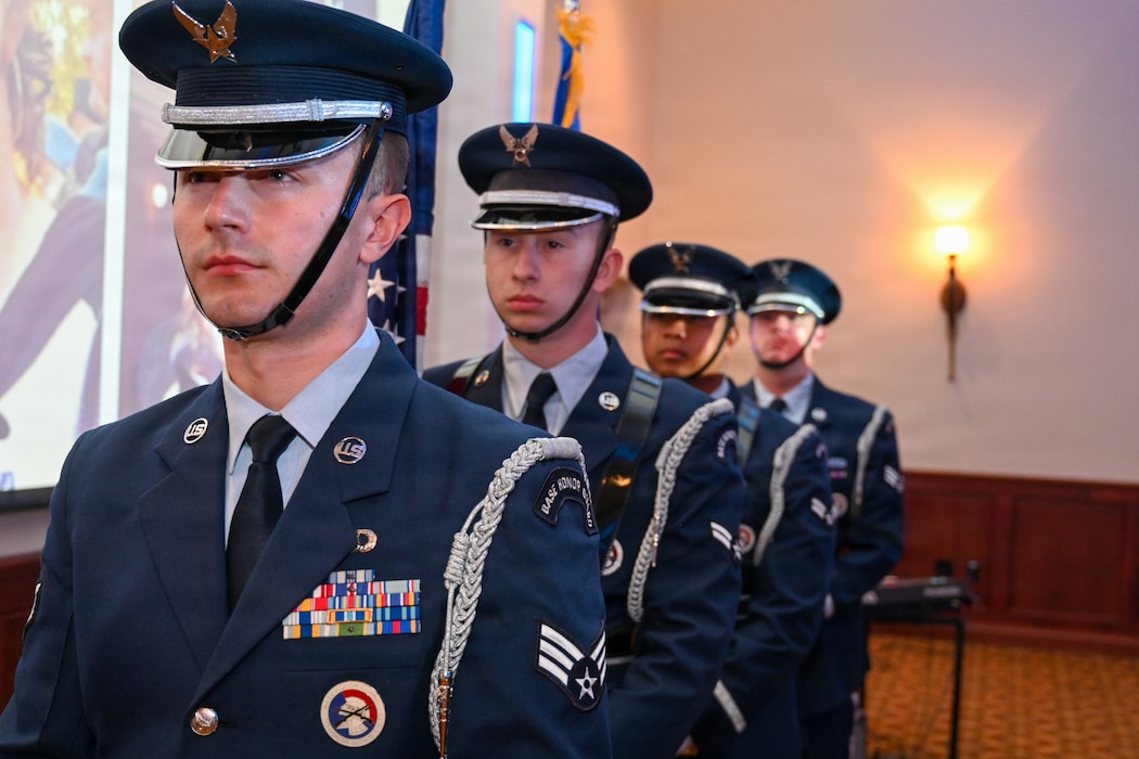 Honor Guard on standby