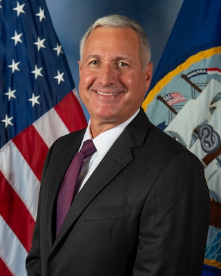 Official portrait of William "Doug" Pfeifle. (U.S. Navy photo)
