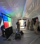 Airmen assigned to the 111th Contingency Response Squadron conduct training during the unit’s first scheduled drill weekend Jan. 29, 2026, at Fairchild Air Force Base, Washington. The 111th Contingency Response Squadron, part of Air Mobility Command and the Air National Guard, maintains deployable Airmen trained to rapidly establish airfield operations supporting federal and state missions. Photo by Tech. Sgt. Trish Walker.