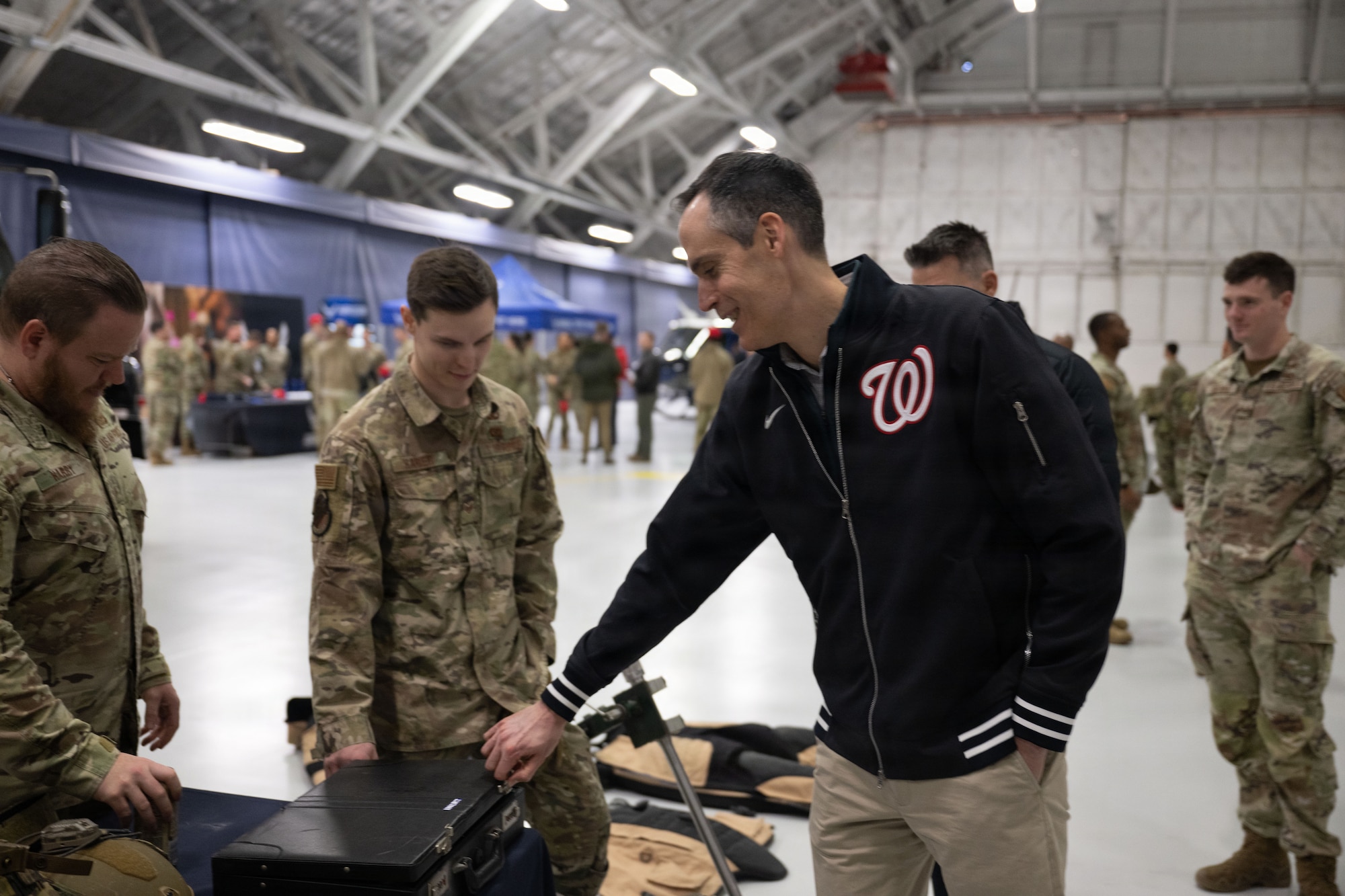 Photo of Washington Nationals visit to Joint Base Andrews