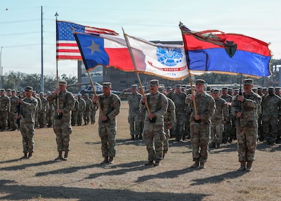 Texas Guard’s 36th Infantry Division Holds Farewell Ceremony Before Deployment