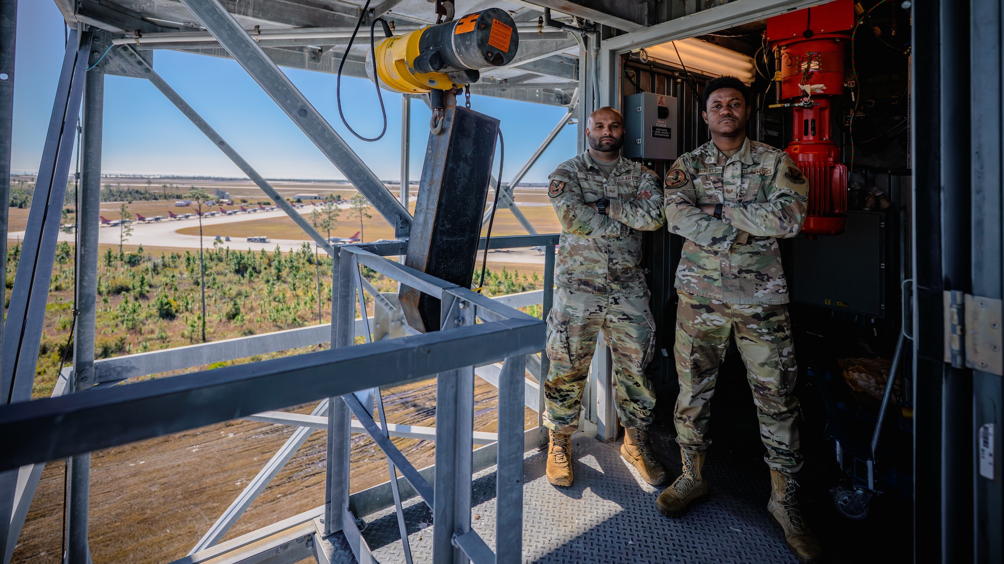 Airmen pose for photo