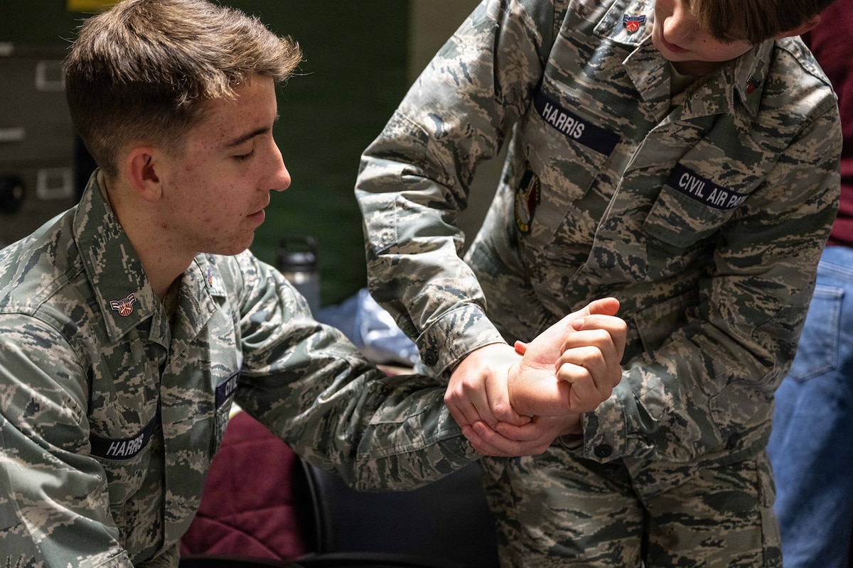 cadets perform Tactical Combat Casualty Care