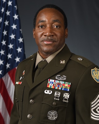 Portrait of DINFOS Acting CSM, 1SG Gerald T. Woods