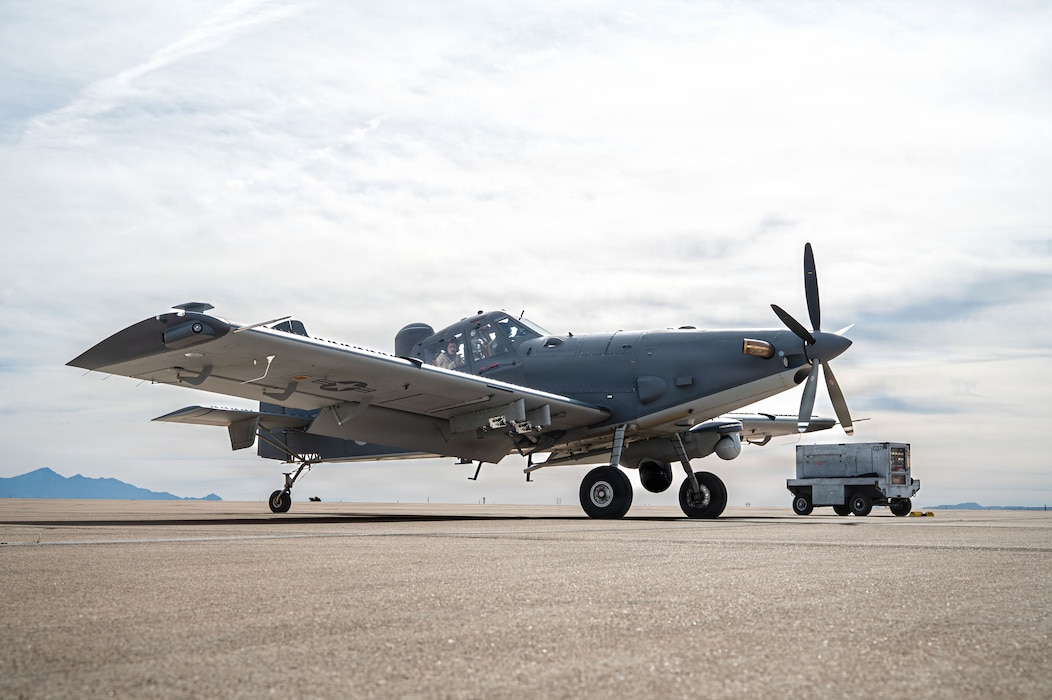 Skyraider II on flightline