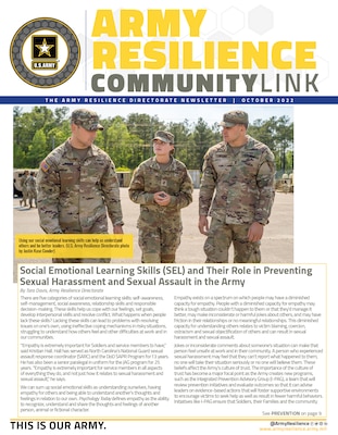 DPRR Community Link Newsletter - October 2022