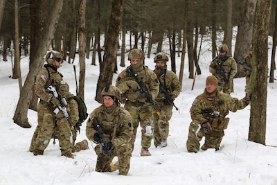 Soldiers Complete Winter Field Training, Test Leadership
