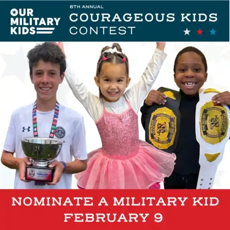Nominate a military child for Courageous Kids Contest