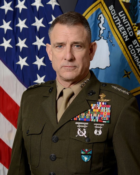 Official photo of the U.S. Southern Command Commander, Gen. Francis L. Donovan
