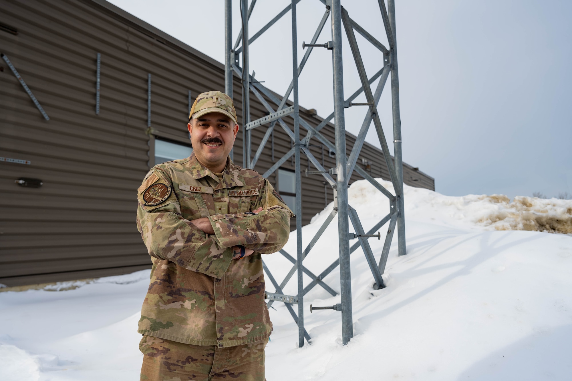 Warrant Officer Johnny Cruz poses for a photo.