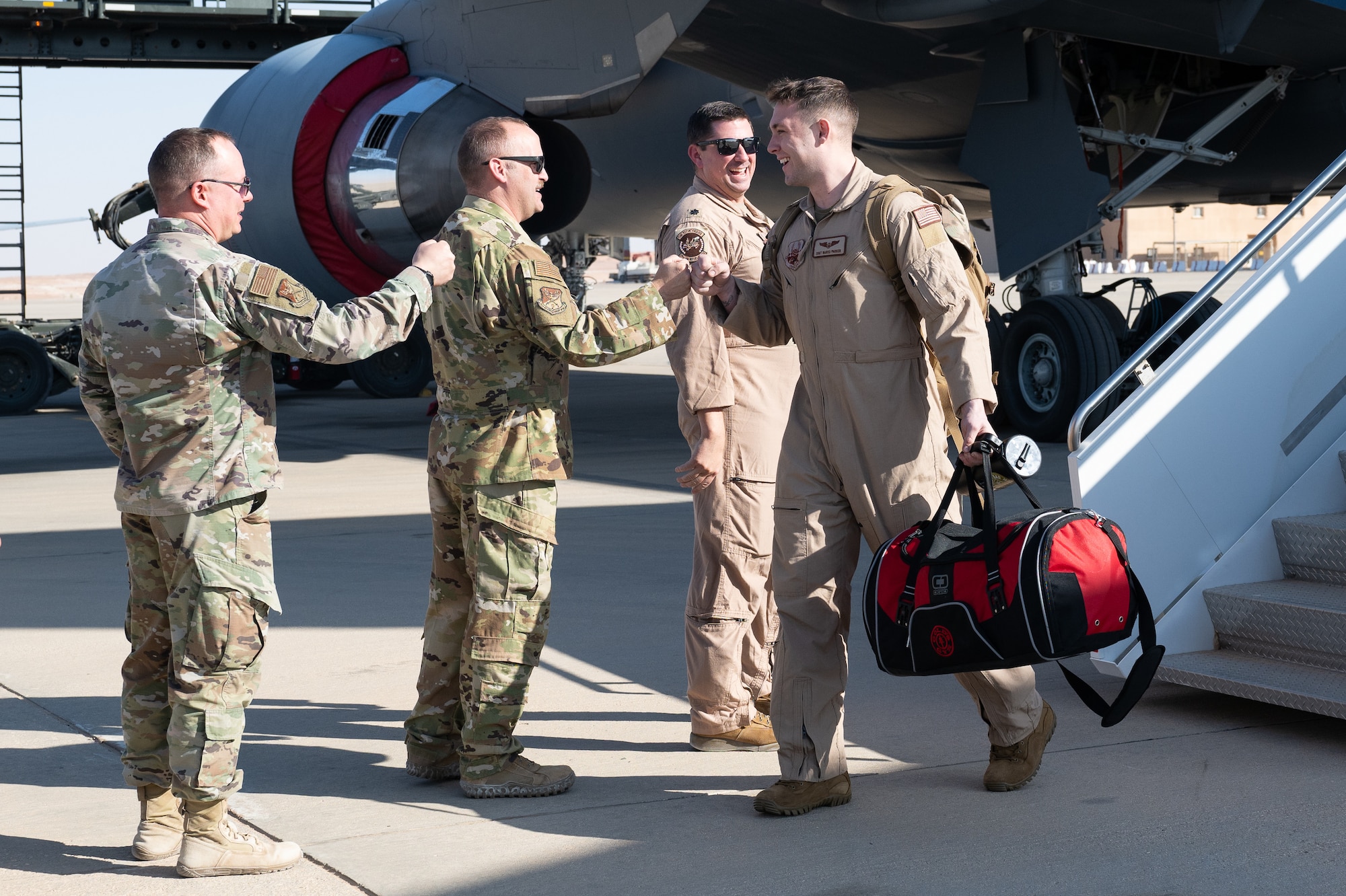Next-generation air tankers arrive in CENTCOM AOR, Jan. 8, 2026.
