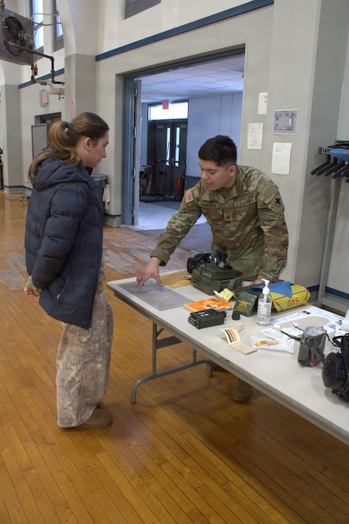 Field Artillery teamed with the Illinois Army National Guard's Recruiting and Retention Command to hold an open house at the Sycamore Armory.
