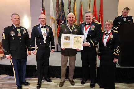 State Command Chief Warrant Officer Chief Warrant Officer 5 Thomas R. Black is inducted into the Distinguished Order of Saint Martin in recognition of his exceptional service, professionalism and enduring contributions to the Quartermaster Corps.