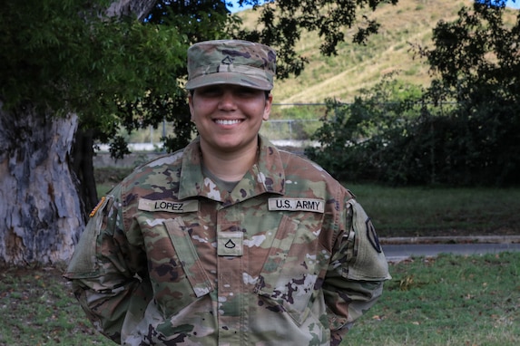 Army Reserve Pfc. López: Service, family and career goals
