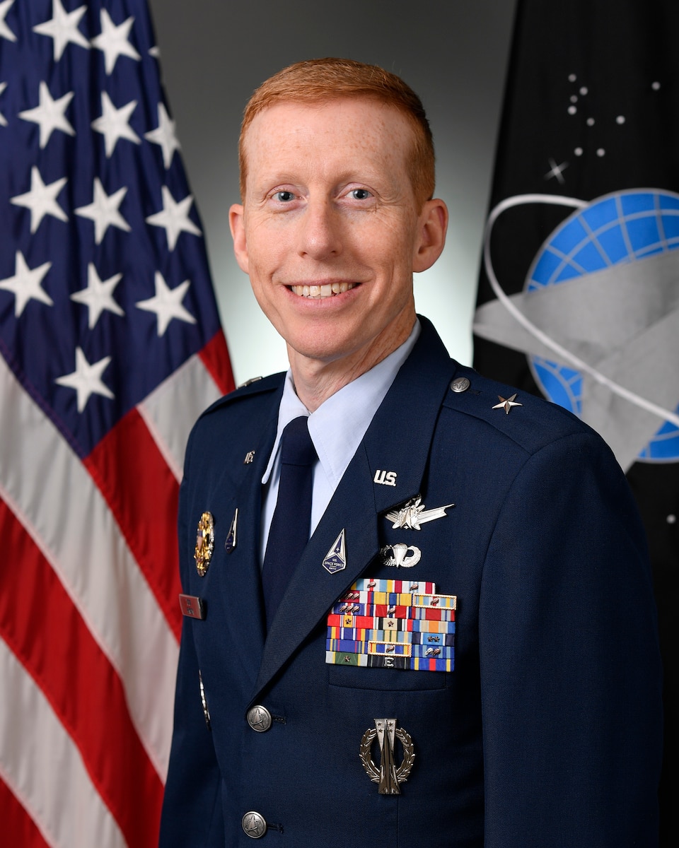 Brig. Gen. Todd Benson official portrait.