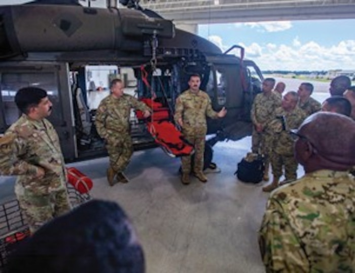 PISAJ 21 participants and facilitators, including MSgt Ortiz, from the U.S. and Colombian militaries. (U.S. Army photo by Staff Sgt. Joshua Taeckens)