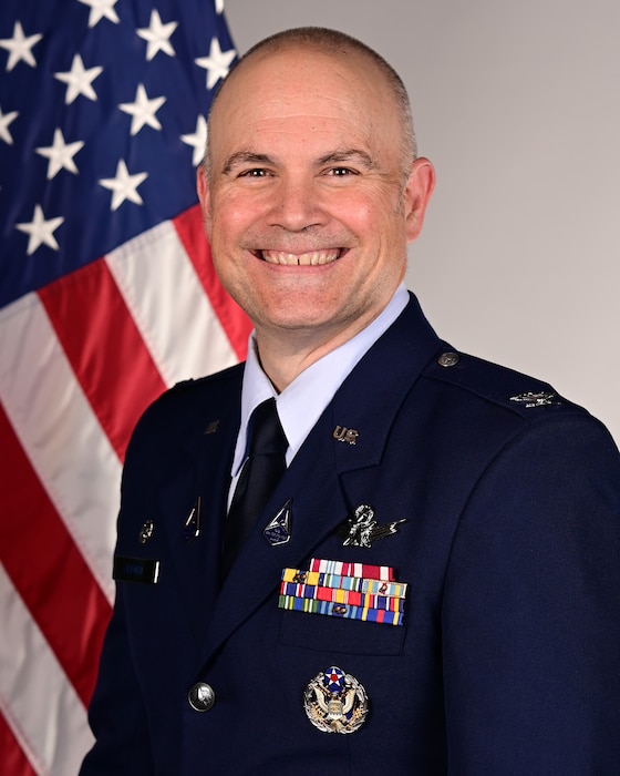 Official photo of Col. Brandon P. Alford, U.S. Space Forces Southern Commander. (U.S. Air Force photo)