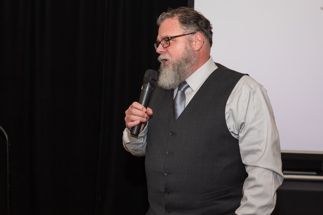 Dr. Cory Koger was awarded the Environmental Professional of the Year award during the Sacramento District Annual Awards Ceremony Feb. 6.