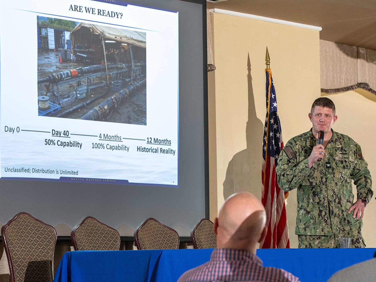 NUWC Division Newport leaders stress speed, wartime readiness during business workshop