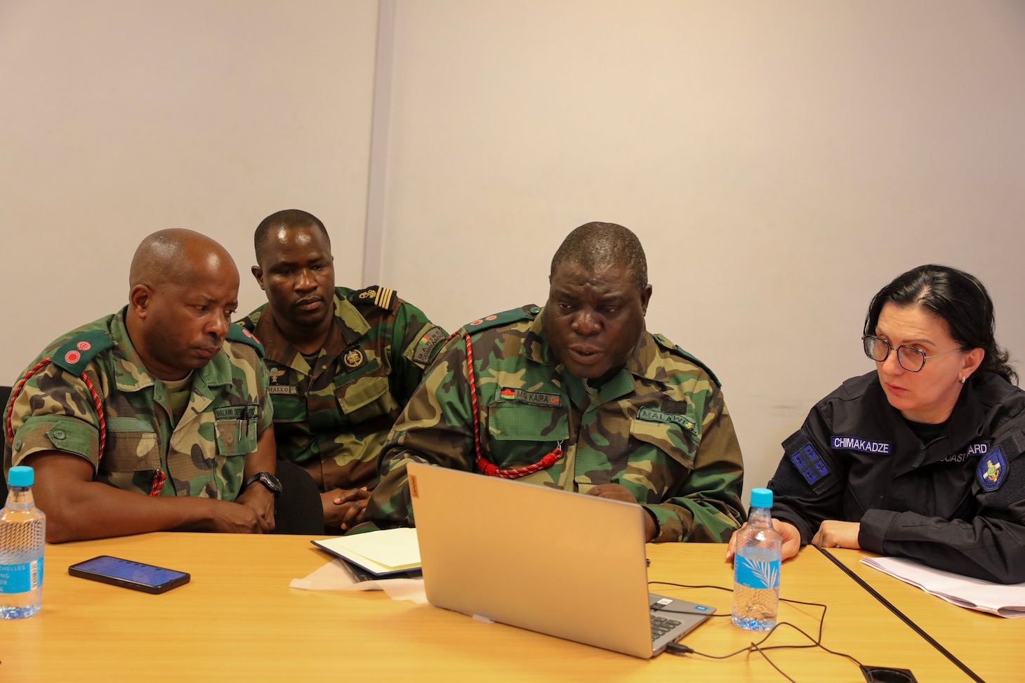 Partner nations work together using a sea vision tool called SMARTMast, during Cutlass Express 2026 (CE 26).