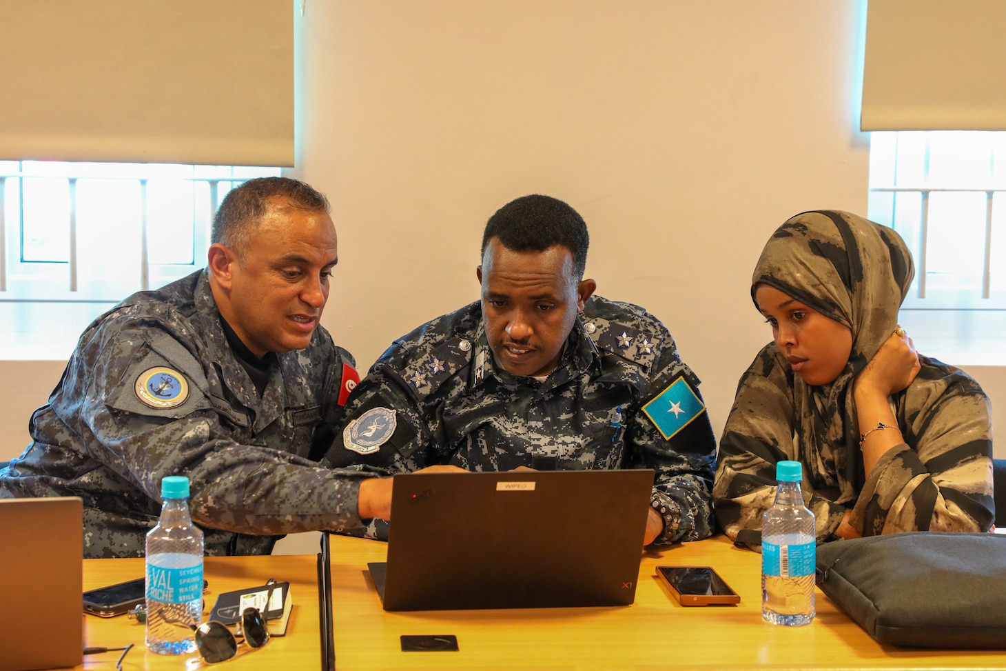 Partner nations work together using a sea vision tool called SMARTMast, during Cutlass Express 2026 (CE 26).