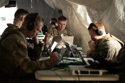 U.S. Army intelligence professionals compete at the Utah National Guard's Best Linguist Competition, Feb. 5, 2026, in Salt Lake City.