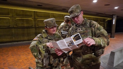 Florida Guard Supports DC Safe and Beautiful Mission in Winter Conditions